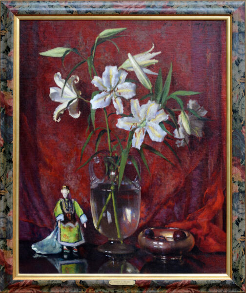 Major, Ernest Lee<br>(1864-1950)<br>“Still Life with Lilies”