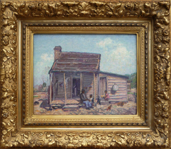 Irvine, A.N.A., Wilson<br>(1869-1936)<br>“Far South-Cheraw Combahee Plantation Cabin”