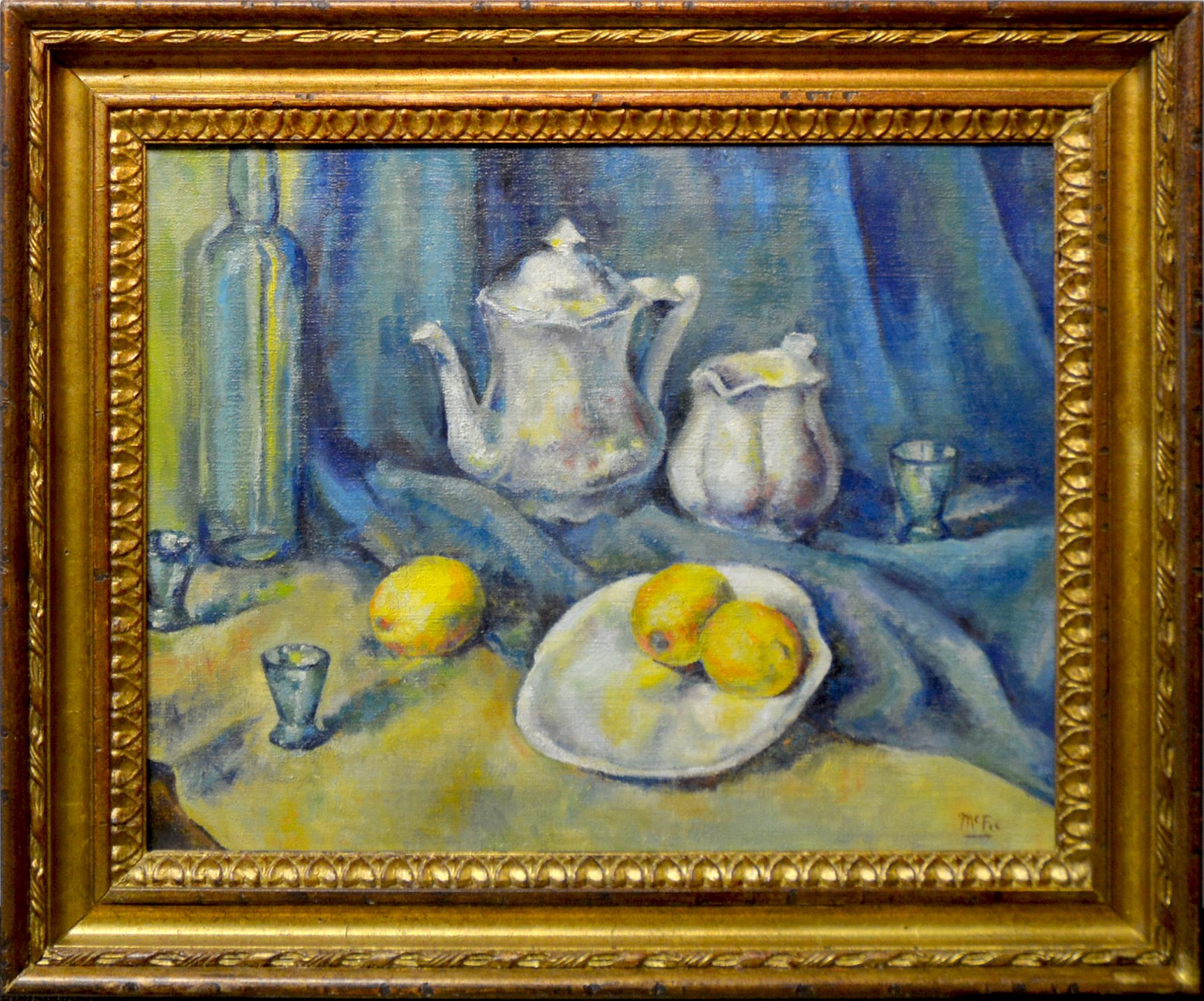 Still Life with Silver and Lemons” by Henry Lee McFee (1886-1953)