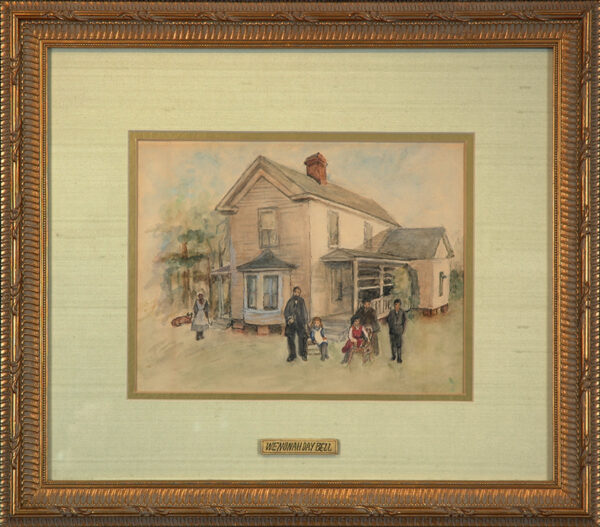 Bell, Wenonah Day<br>(1889-1981)<br>“Bell Family outside the Family Home”
