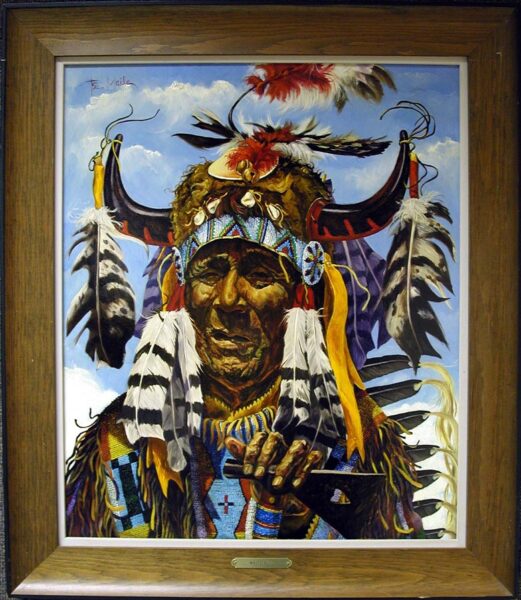 Mails, Thomas<br>(1922-2001)<br>“White Bull, Miniconjou Sioux Warrior”
